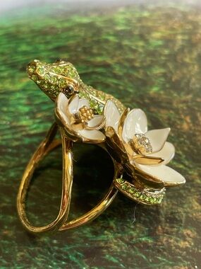 Kate Spade New York Swamped Pave Alligator Ring, Size 8